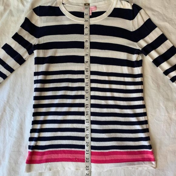 Lilly Pulitzer Striped Long Sleeve Shirt Size Small - Picture 10 of 12